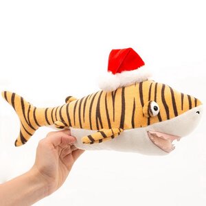 Мягкая игрушка Тигровая акула 35 см