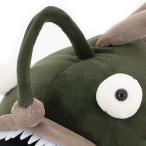 Мягкая игрушка-подушка Рыба Удильщик Саймон 35 см с кармашком для рук, Ocean Collection Orange Toys фото 4