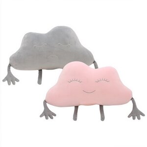 Мягкая подушка-облако оранжевые игрушки и облако Ронни 54*30 см, Коллекция Relax