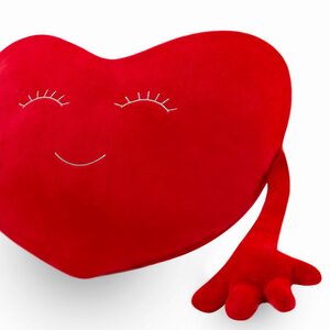 Мягкая игрушка-подушка Красное Сердце 46*32 см, Relax Collection Orange Toys фото 3