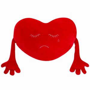 Мягкая игрушка-подушка Красное Сердце 46*32 см, Relax Collection Orange Toys фото 5