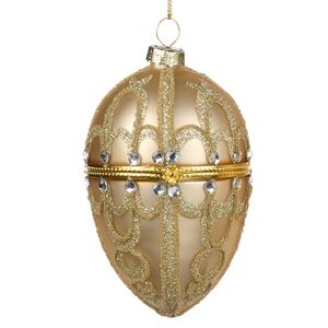 Стеклянная елочная игрушка Яйцо-шкатулка - Ouverture Bijoux 9 см Goodwill фото 1