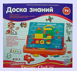 Доска магнитная с геом.фигурами, 37*33 см