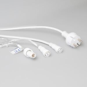 Гирлянда штора Quality Light 2*2 м, 400 желтых LED, прозрачный ПВХ, соединяемая, IP54 BEAUTY LED фото 8