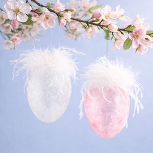 Подвесное украшение Lovely Time 12 см, 2 шт, стекло