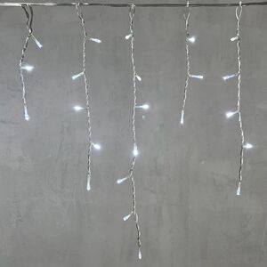 Светодиодная бахрома Quality Light 4.9*0.5 м, 240 холодных белых LED, прозрачный ПВХ, соединяемая, IP44 BEAUTY LED (Бьюти Лэд) фото 7