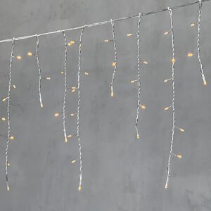 Светодиодная бахрома Quality Light 4.9*0.5 м, 240 желтых LED, прозрачный ПВХ, соединяемая, IP44 BEAUTY LED фото 2