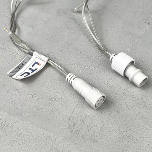 Светодиодная бахрома Quality Light 4.9*0.5 м, 240 желтых LED, прозрачный ПВХ, соединяемая, IP44 BEAUTY LED фото 11