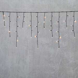 Светодиодная бахрома Quality Light 3.1*0.5 м, 150 экстра теплых LED, черный ПВХ, соединяемая, IP44 BEAUTY LED фото 5