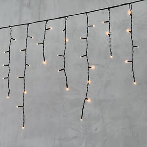 Светодиодная бахрома Quality Light 3.1*0.5 м, 150 экстра теплых LED, черный ПВХ, соединяемая, IP44 BEAUTY LED фото 6