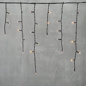 Светодиодная бахрома Quality Light 3.1*0.5 м, 150 экстра теплых LED, черный ПВХ, соединяемая, IP44 BEAUTY LED фото 4