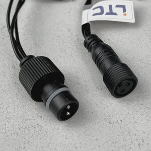 Светодиодная бахрома Quality Light 3.1*0.5 м, 150 экстра теплых LED, черный ПВХ, соединяемая, IP44 BEAUTY LED фото 7