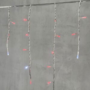 Светодиодная бахрома Quality Light 3.1*0.5 м, 150 красных LED, холодное мерцание, прозрачный ПВХ, соединяемая, IP44 BEAUTY LED (Бьюти Лэд) фото 3