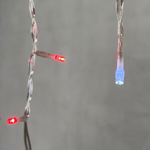 Светодиодная бахрома Quality Light 3.1*0.5 м, 150 красных LED, холодное мерцание, прозрачный ПВХ, соединяемая, IP44 BEAUTY LED (Бьюти Лэд) фото 2