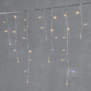 Светодиодная бахрома Quality Light 3.1*0.5 м, 150 теплых белых LED, холодное мерцание, прозрачный ПВХ, соединяемая, IP44 BEAUTY LED (Бьюти Лэд) фото 5