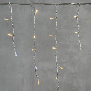 Светодиодная бахрома Quality Light 3.1*0.5 м, 150 теплых белых LED, холодное мерцание, прозрачный ПВХ, соединяемая, IP44 BEAUTY LED (Бьюти Лэд) фото 4