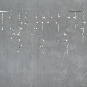 Светодиодная бахрома Quality Light 4.9*0.5 м, 240 теплых белых LED, прозрачный ПВХ, соединяемая, IP44 BEAUTY LED фото 6