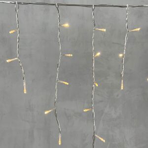 Светодиодная бахрома Quality Light 4.9*0.5 м, 240 теплых белых LED, прозрачный ПВХ, соединяемая, IP44 BEAUTY LED фото 3