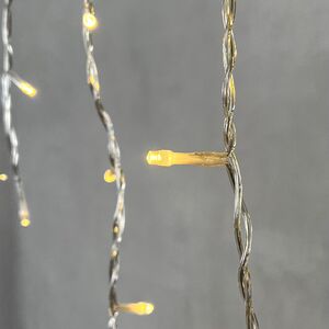 Светодиодная бахрома Quality Light 4.9*0.5 м, 240 теплых белых LED, прозрачный ПВХ, соединяемая, IP44 BEAUTY LED фото 2