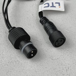 Светодиодная бахрома Quality Light 4.9*0.5 м, 240 синих LED, черный ПВХ, соединяемая, IP44 BEAUTY LED фото 7