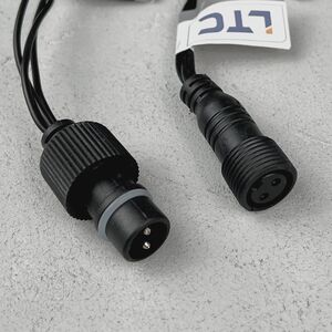 Светодиодная бахрома Quality Light 4.9*0.5 м, 240 разноцветных LED, черный ПВХ, соединяемая, IP44 BEAUTY LED фото 6