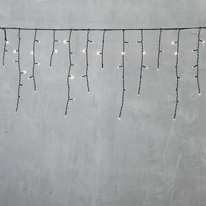 Светодиодная бахрома Quality Light 3.1*0.5 м, 150 теплых белых LED, черный ПВХ, соединяемая, IP44 BEAUTY LED (Бьюти Лэд) фото 4