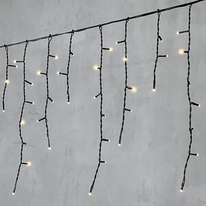 Светодиодная бахрома Quality Light 3.1*0.5 м, 150 теплых белых LED, черный ПВХ, соединяемая, IP44 BEAUTY LED (Бьюти Лэд) фото 5