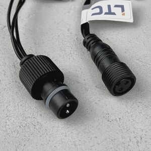 Светодиодная бахрома Quality Light 3.1*0.5 м, 150 теплых белых LED, черный ПВХ, соединяемая, IP44 BEAUTY LED (Бьюти Лэд) фото 8