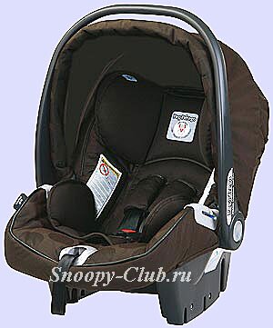 Автокресло Primo Viaggio TRI-FIX ASIP (0+), Pois Brown Peg Perego фото 1