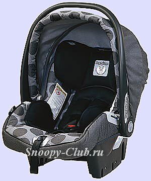 Автокресло Primo Viaggio TRI-FIX ASIP (0+), Pois Grey Peg Perego фото 1