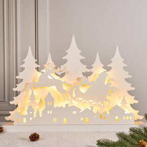 Новогодний светильник Норвежские Чудеса 60*41 см, 40 LED ламп, на батарейках