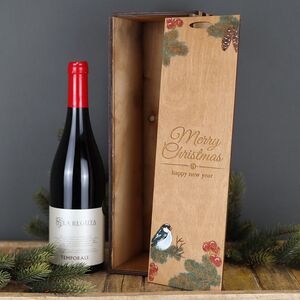 Деревянный подарочный ящик Wood Line: Merry Xmas 35 см