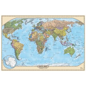 Карта-пазл Страны мира 101*67 см, 169 элементов АГТ-Геоцентр фото 3