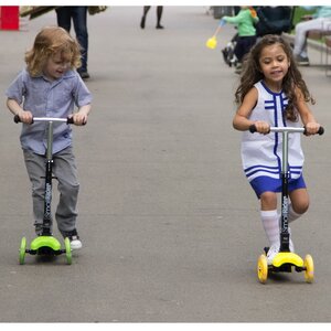Складной трехколесный самокат Small Rider Randy Flash, светящиеся колеса, розовый Small Rider фото 6