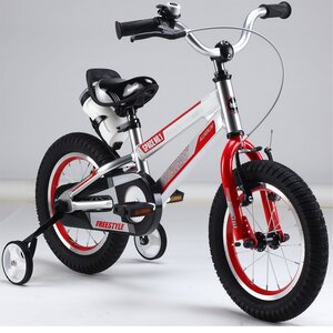 Двухколесный велосипед Royal Baby Freestyle Space 18" серебряный