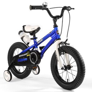 Двухколесный велосипед Royal Baby Freestyle Steel 14" синий