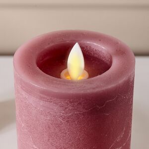 Светодиодная свеча с имитацией пламени Аревалло 15 см, розовая, батарейка Peha (Пеха) фото 2