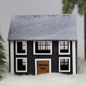 Домик с подсветкой Честер 13 см Christmas Apple (Кристмас Эпл) фото 4