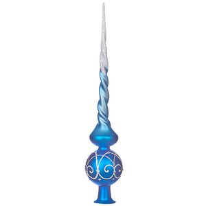 Верхушка Энергия 26 см синяя, стекло