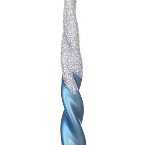 Верхушка Энергия 26 см синяя, стекло Фабрика Елочка фото 4