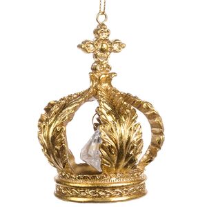 Елочная игрушка Золотая Корона Империи 9 см Goodwill фото 1