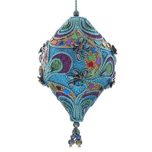 Винтажная елочная игрушка Волшебный Восток - Paon de Nuit