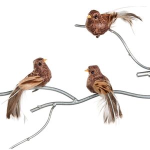 Елочная игрушка Птичка Мирабелла 14 см, клипса Goodwill фото 2