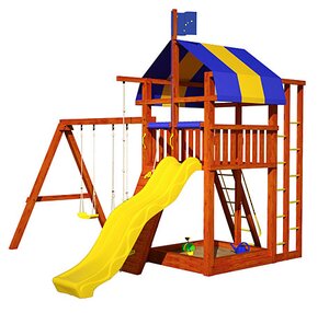 Детская игровая площадка Аляска для улицы, дерево Самсон фото 1