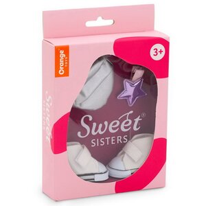 Набор аксессуаров для куклы Sweet Sisters: белая обувь, поясная сумка, заколка Orange Toys фото 2