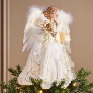 Верхушка на елку Ангел Мэделин 31 см Goodwill фото 5