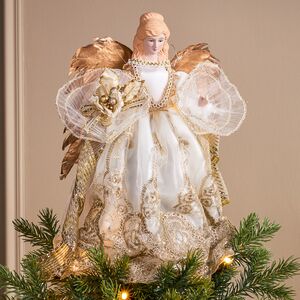 Верхушка на елку Ангел Бриана 31 см