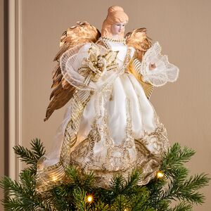 Верхушка на елку Ангел Бриана 31 см Goodwill фото 7