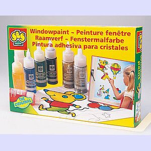 Набор для рисования с витражными красками Ses Creative фото 1