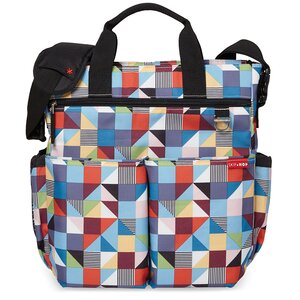 Сумка для мамы на коляску Duo Signature 35*33*11 см, цветные призмы Skip Hop фото 5